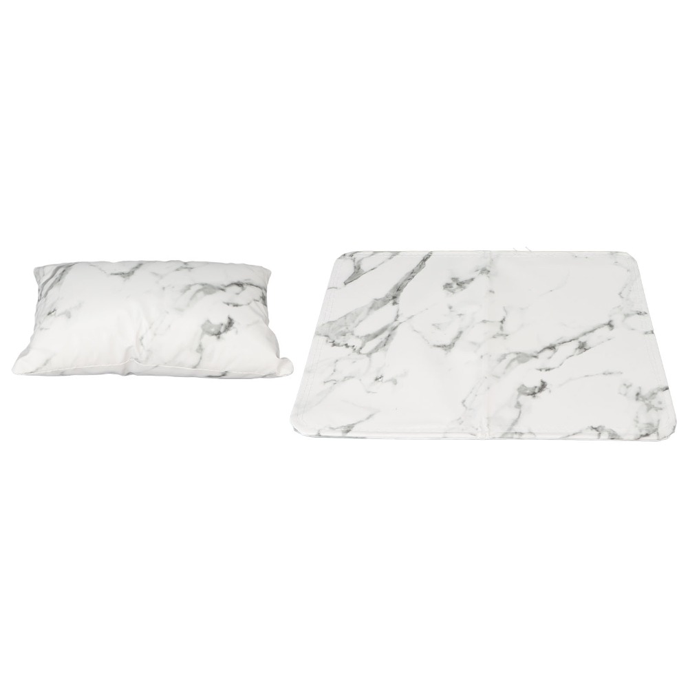 Leather Work In Art - 2 Almohadas de PU para Manicura,
