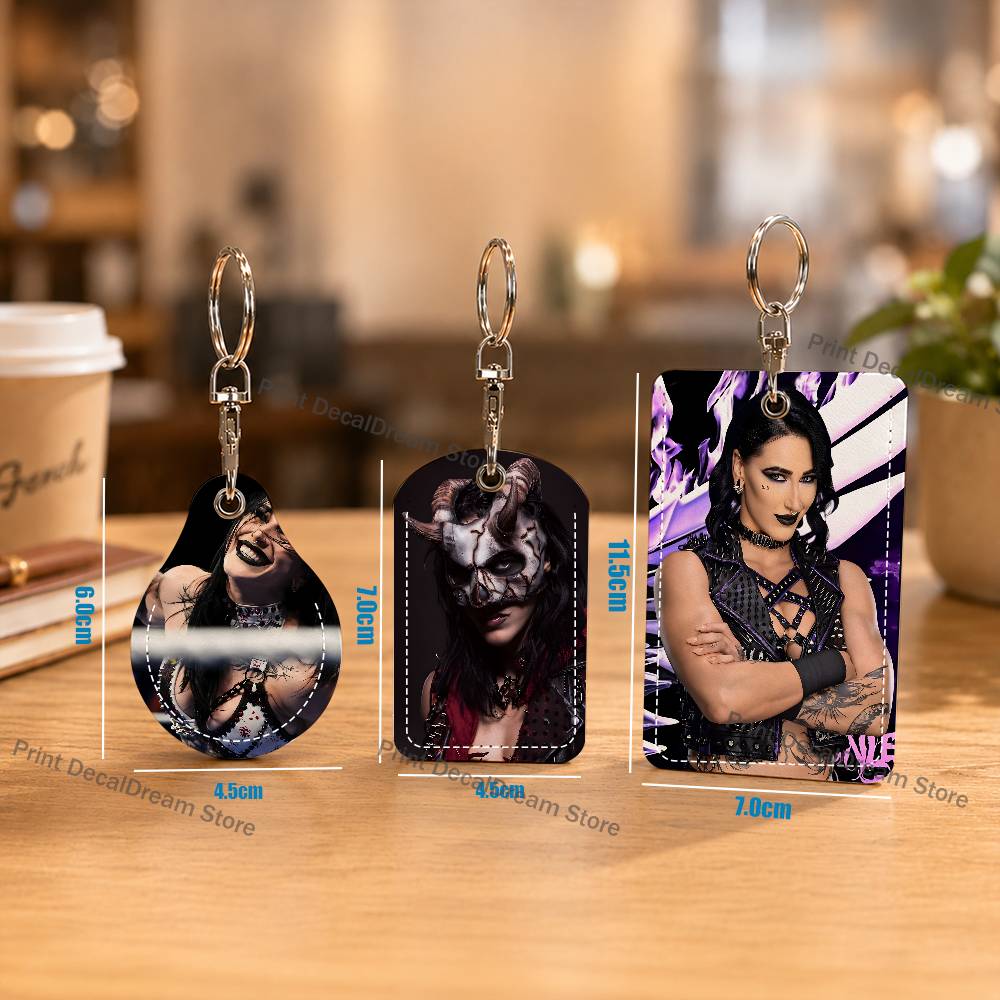 Leather Work Leather - R-Rhea Ripley Llavero Porta Tarjetas con