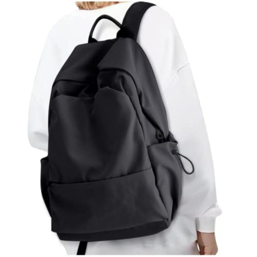 Leather Work Leather - Mochila negra para mujer, mochila escolar