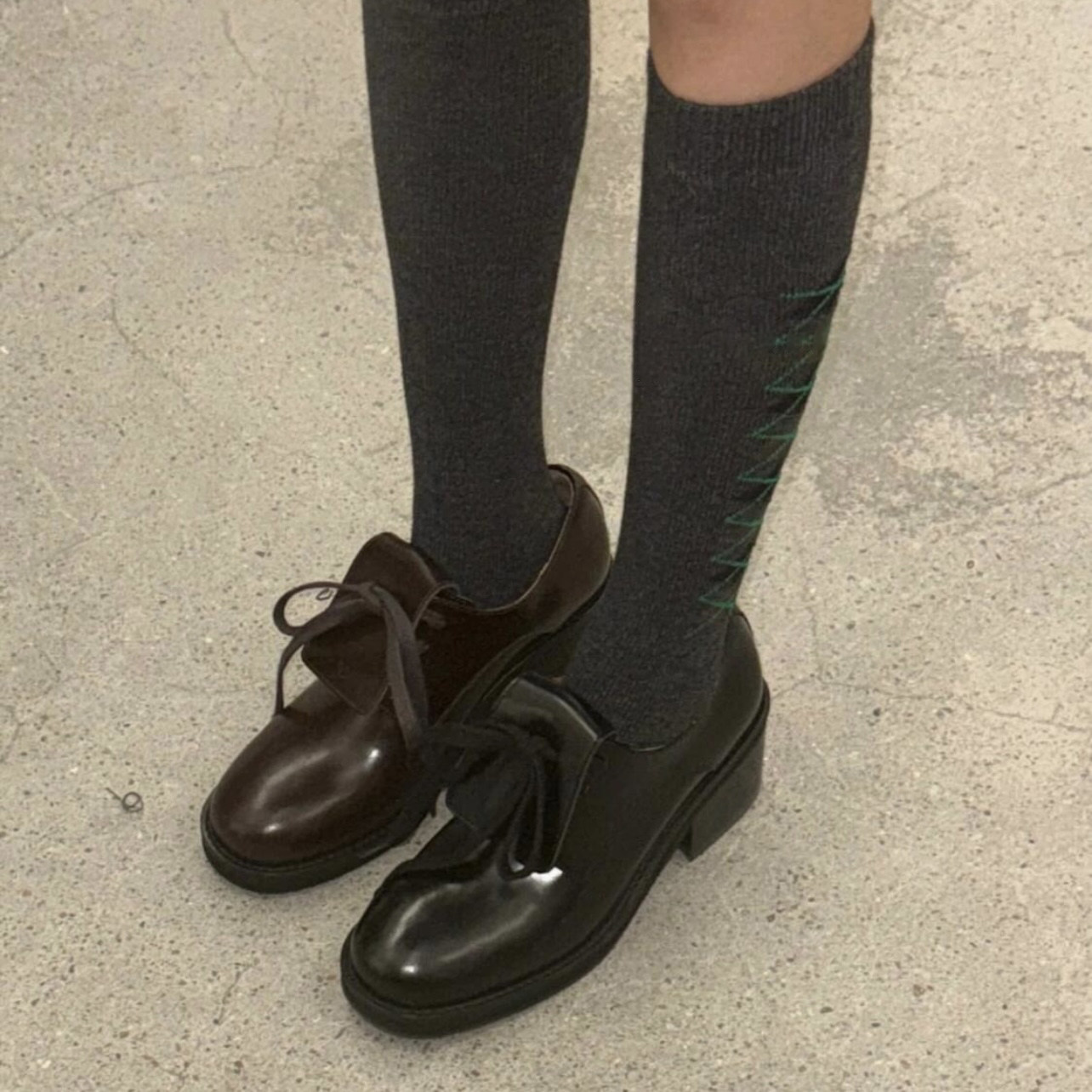 Zapatos Derby de Plataforma co - Leather Work Outfit reseña y precio
