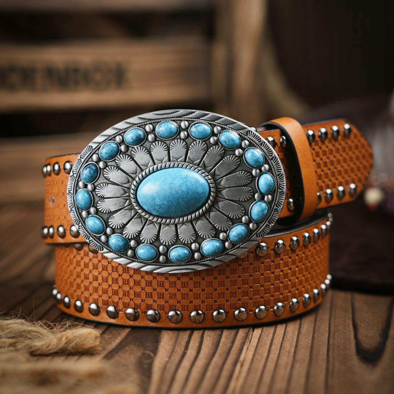 Cinturón Casual Retro de Estil - Leather Work Western reseña y precio