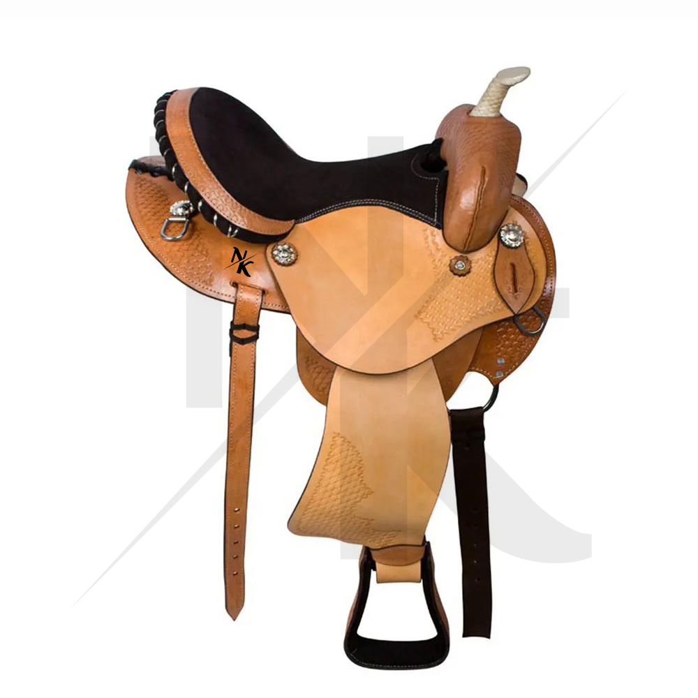 Silla de montar de mezclilla p - Leather Work Western reseña y precio