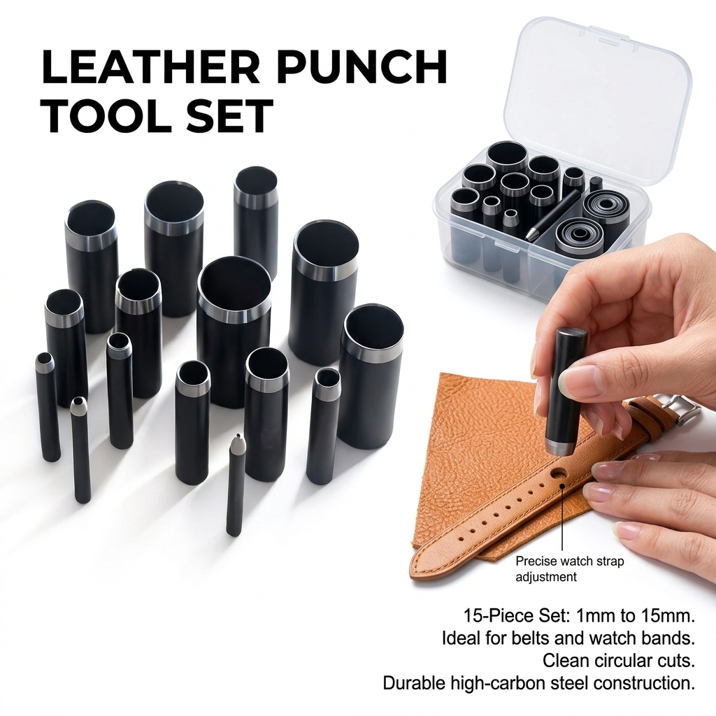Juego de Herramientas Perforad - Leatherwork Hole Punch reseña y precio