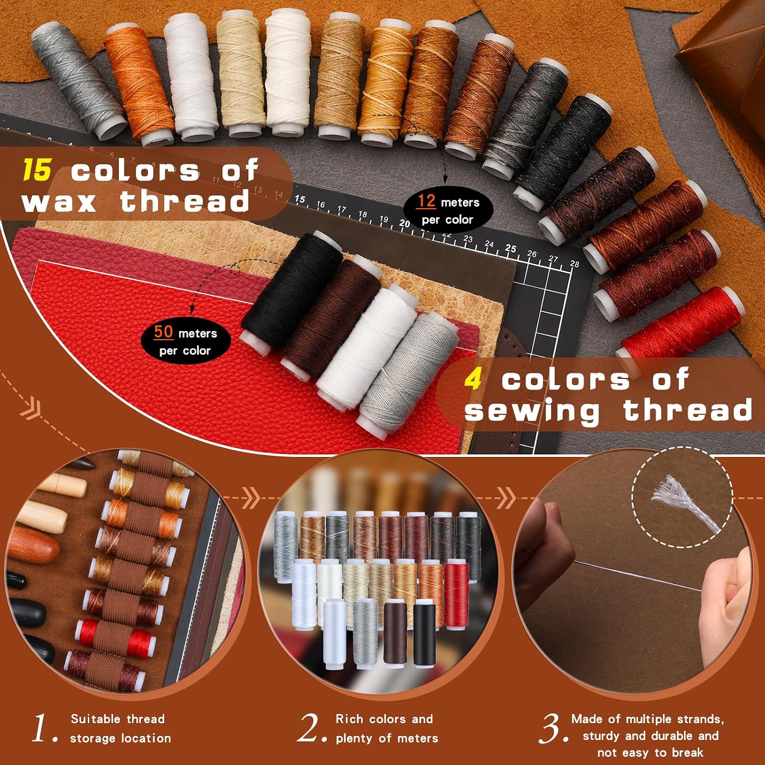 Kit de Herramientas para Traba - Leather Work Leather reseña y precio