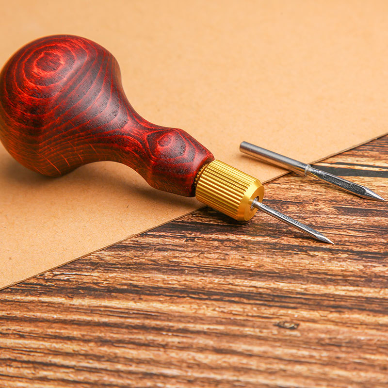 1 Juego de punzón de cuero DIY - Leatherwork Hole Punch reseña y precio