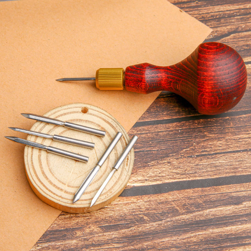 1 Juego de punzón de cuero DIY - Leatherwork Hole Punch reseña y precio