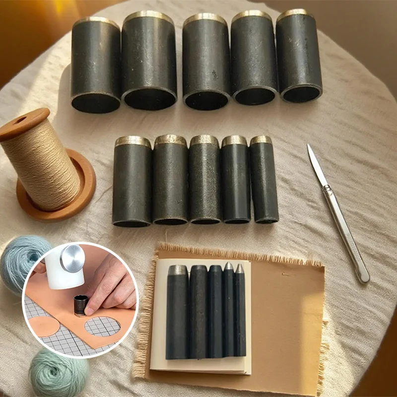 Juego de herramientas perforad - Leatherwork Hole Punch reseña y precio