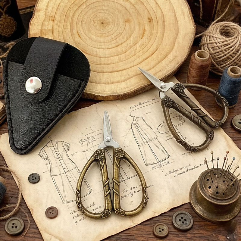 Mini Tijeras Vintage de Acero  - Leather Work In Art reseña y precio