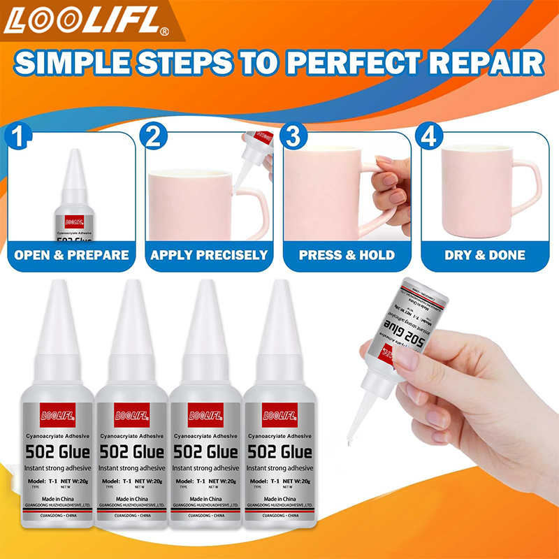 1-3pcs,20ml,502 super pegament - Contact Cement Leather reseña y precio