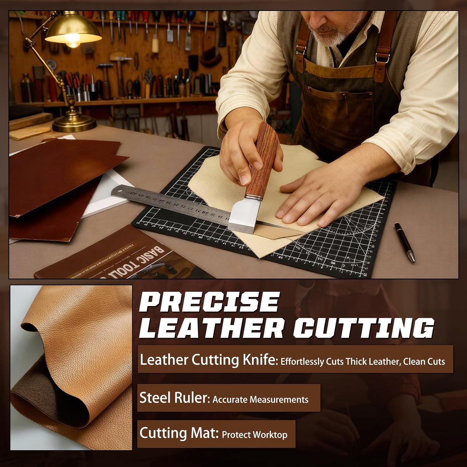 Kit de Herramientas para Traba - Leather Work Leather reseña y precio
