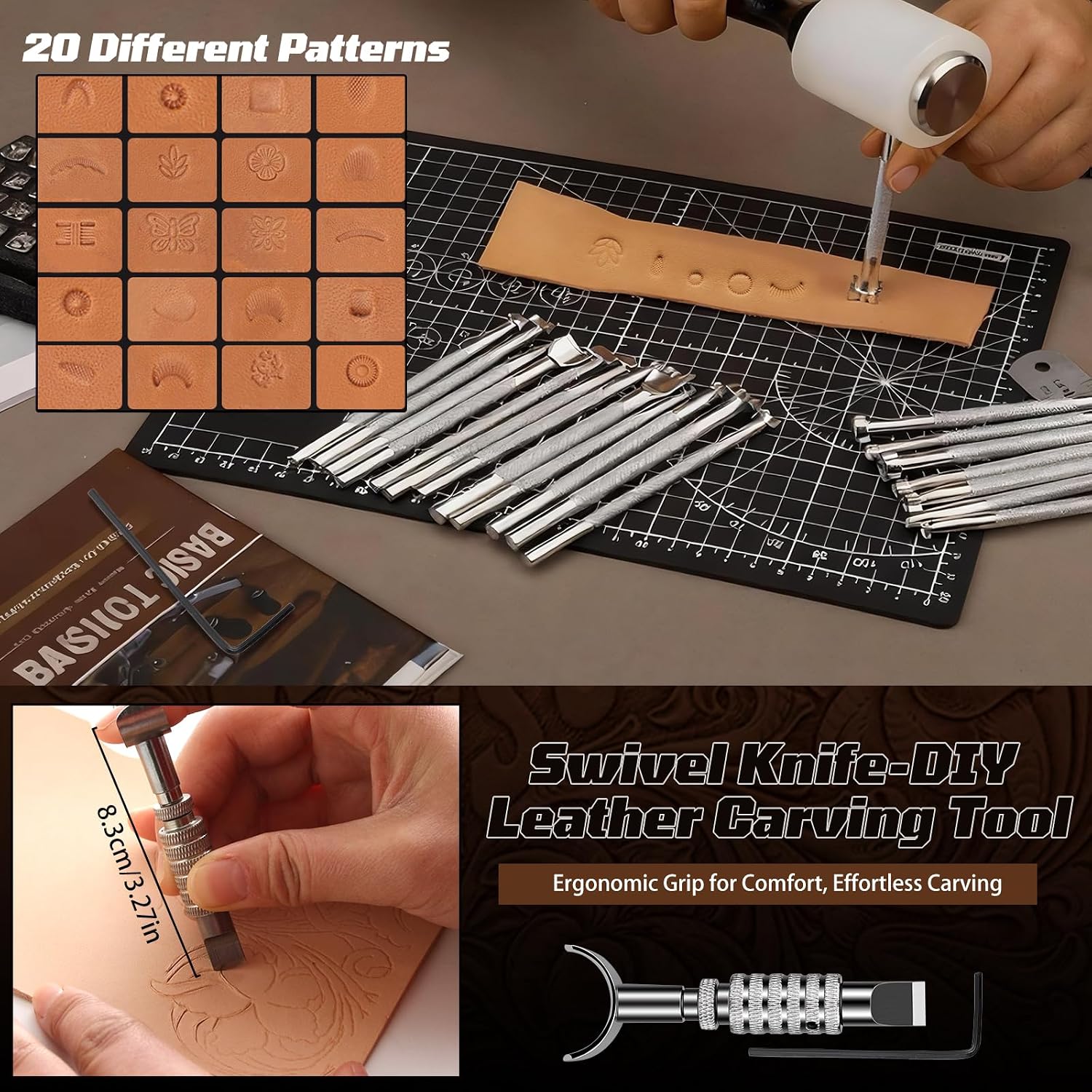 Kit de Herramientas para Traba - Leather Work Leather reseña y precio