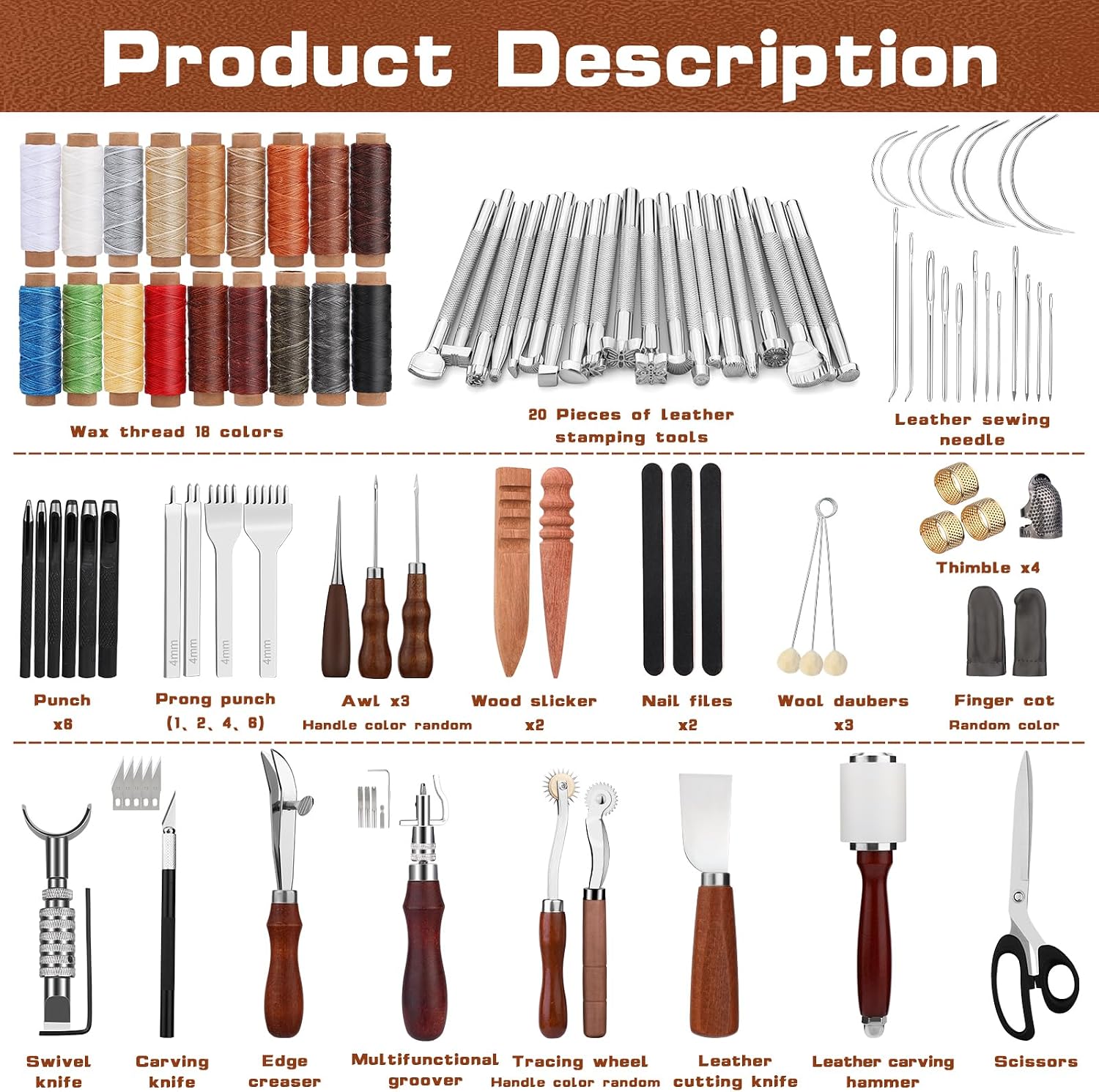 Kit de Herramientas para Traba - Leatherwork Essentials reseña y precio