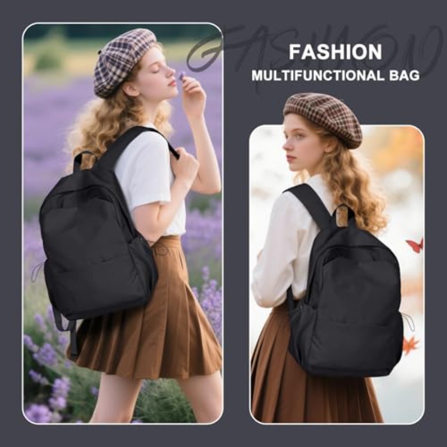 Mochila negra para mujer, moch - Leather Work Leather reseña y precio