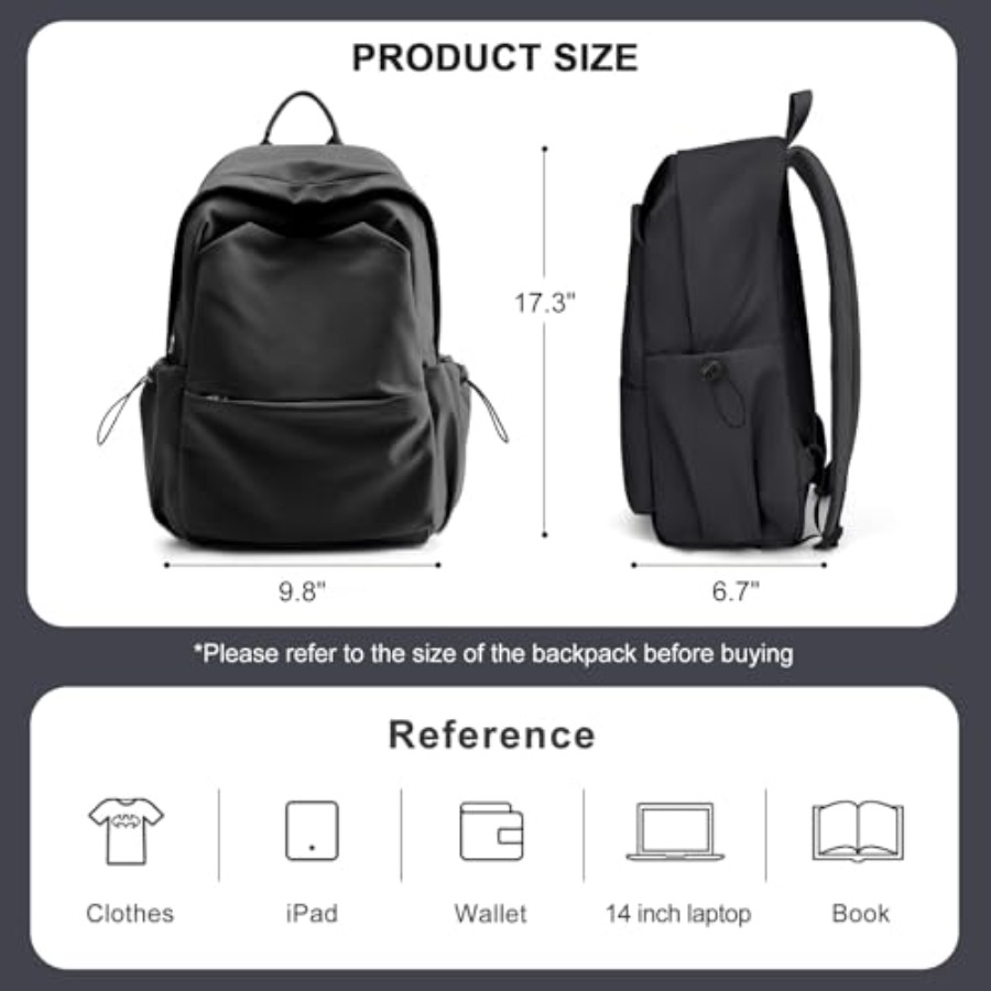 Mochila negra para mujer, moch - Leather Work Leather reseña y precio